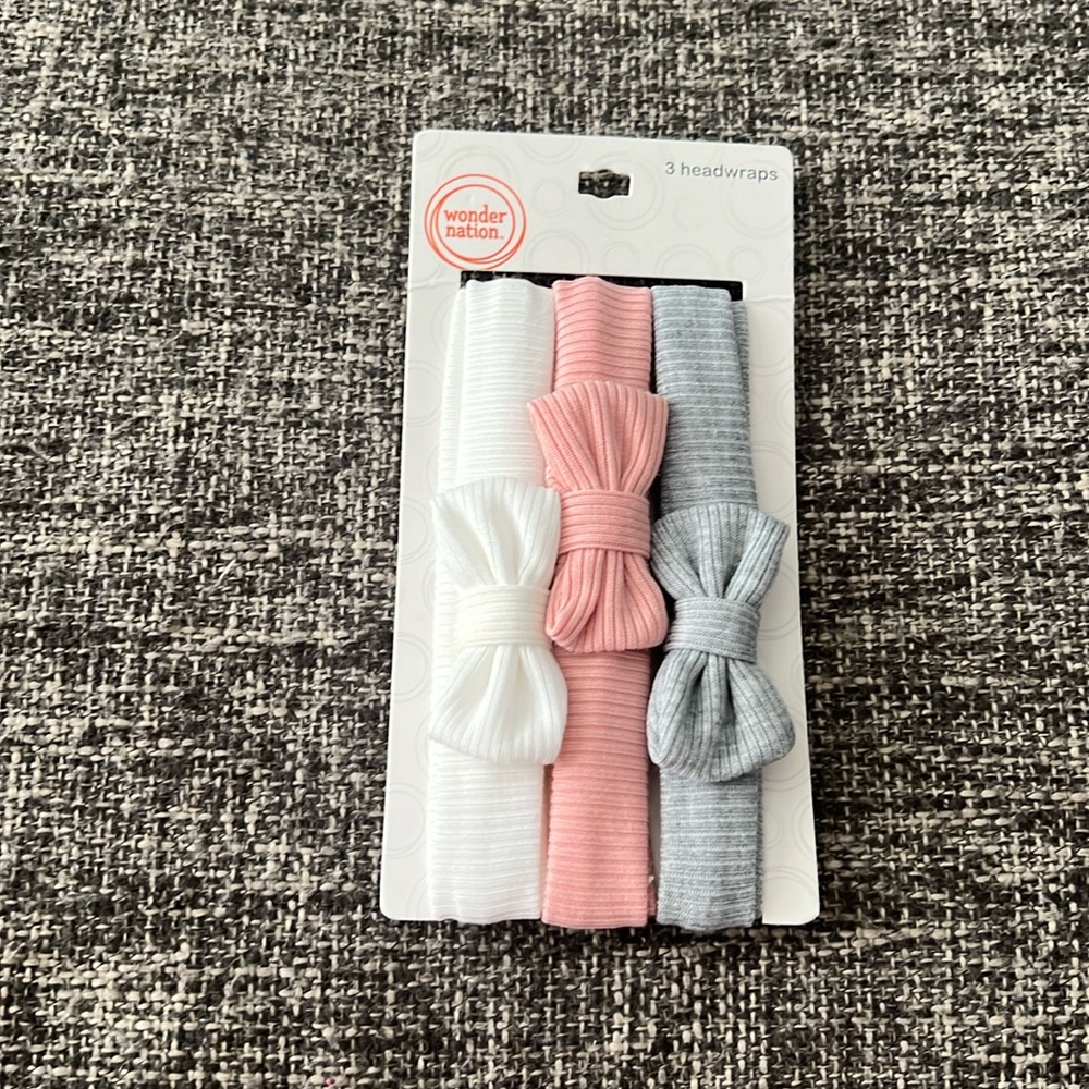 Wonder nation baby girl headbands